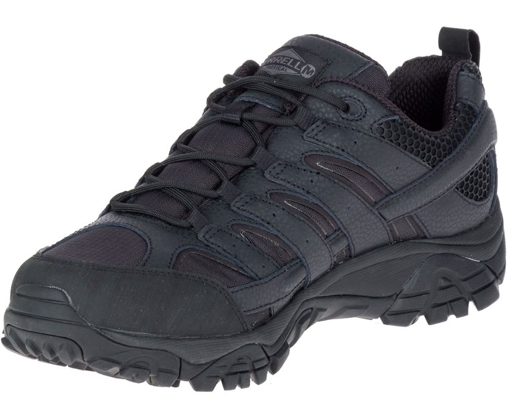 Merrell Hiking Shoes Black - Moab 2 Tactical - Womens 34DSLHBXF